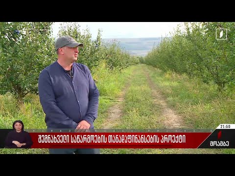 შემნახველი საწარმოების თანადაფინანსების პროექტი