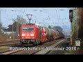 Bahnverkehr im Sommer 2018 | mit Dampfloks, Sonderzügen, Werbeloks und vielen Grüßen