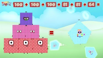 ADDITION OF NUMBERBLOCKS SQUARE NUMBERS | ADD SIX NUMBERS | LEARN TO COUNT | COLORART_ID
