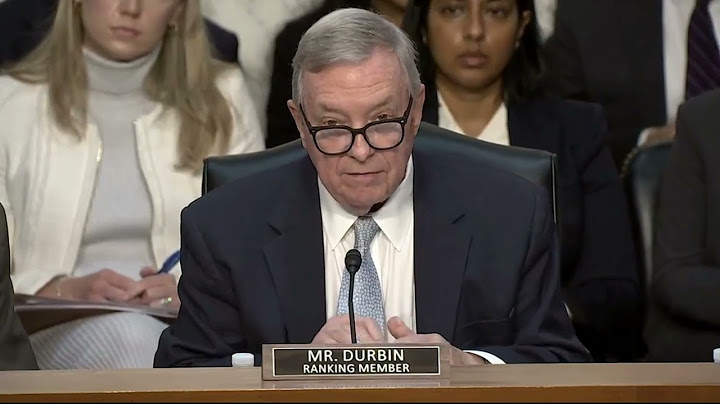 WATCH: Durbin outlines past work allegations against Trump judicial pick Emil Bove