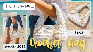 Easy Crochet Bag Tutorial | Summer Bag 2026 (Beginner Friendly