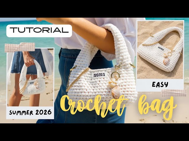 Easy Crochet Bag Tutorial | Summer Bag 2026 (Beginner Friendly