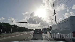 A very short video #Driving from #KeyWest to #miami #florida #USA
