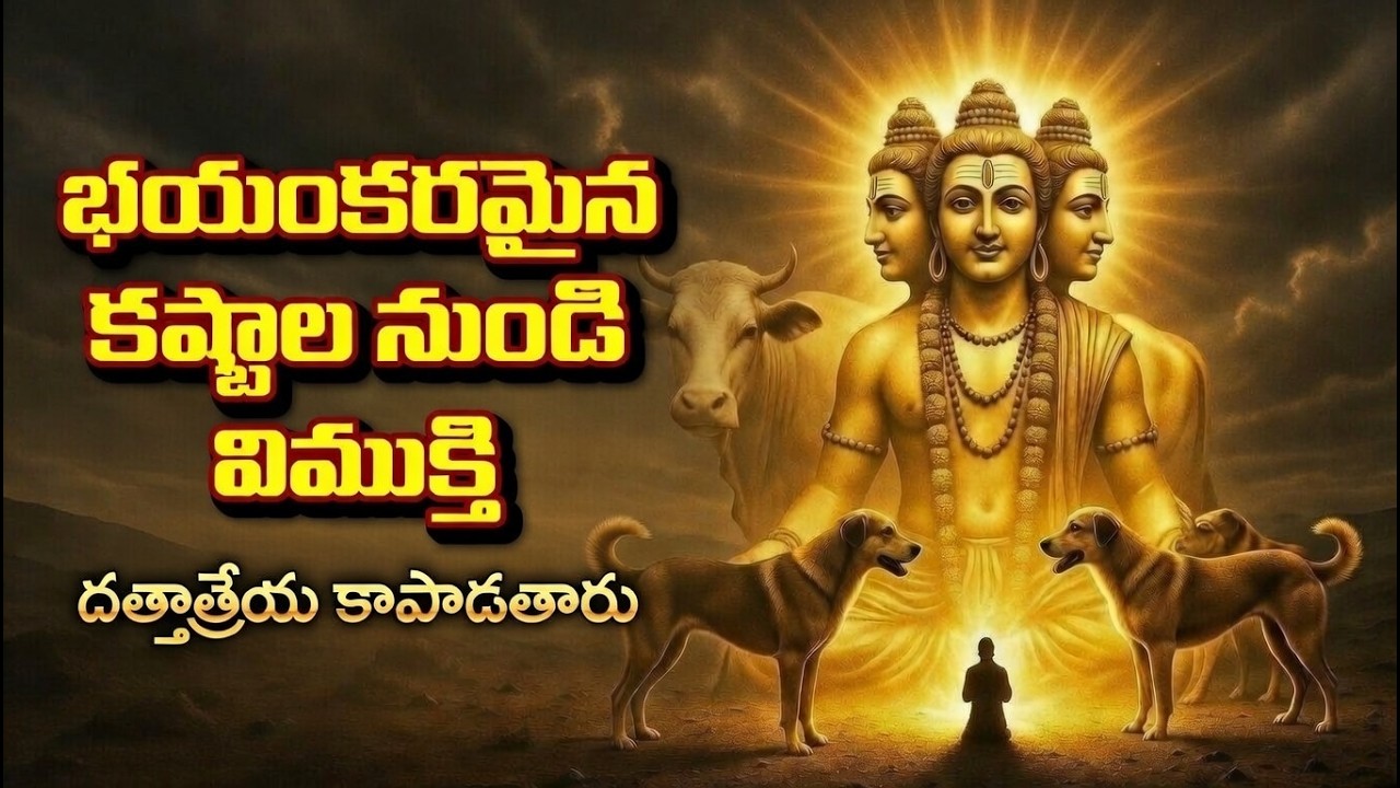 ఘోర కష్టాల నుండి విముక్తి | శ్రీ దత్తాత్రేయ ఘోరకష్టోద్ధారణ స్తోత్రం