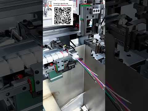 Automatic Single End Wire Processor for Cut, Strip, Tin, Crimp & Insert Housing