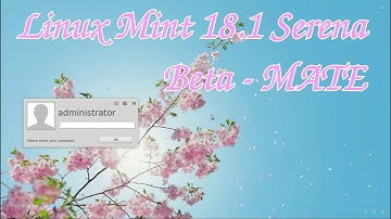Linux Mint 18.1 Serena Beta - MATE