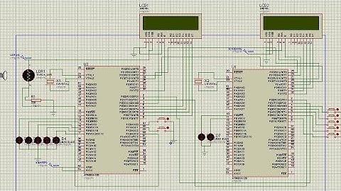 simulasi komunikasi serial UART dua arah master slave BASCOM AVR