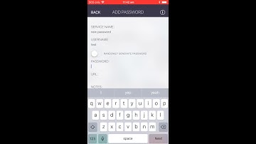 PassVult - Add Password
