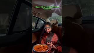 Moms when Eating Junk Food With Kids.😂 #acting #funny #trending #viral