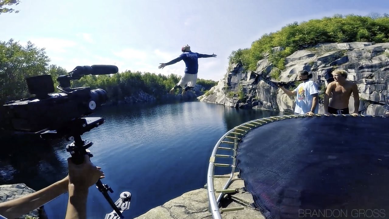 Vermont Cliff Jumping with Adrenaline Addiction and The JoogSquad YouTube