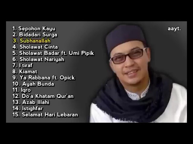 Ustadz Jefri Al Bochori - Sholawat Dan Lagu Religi Islam [Full Album] class=