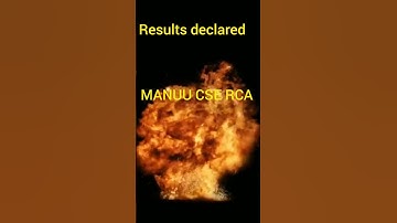 results declared..!!! #ManuuRca #upsc #iasmotivation