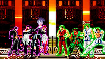 [KOF Mugen] Iori Yagami Team vs Kim Kaphwan Team