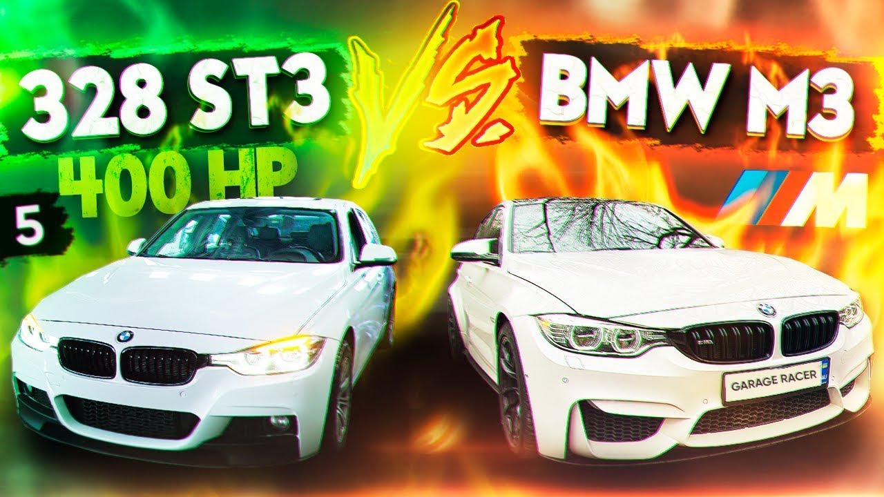 F30 328 ST3 400 KM kontra M3, M4! Wysadzili silnik N20 STAGE3 400 koni? Pojedynki, 100–200, hamownia