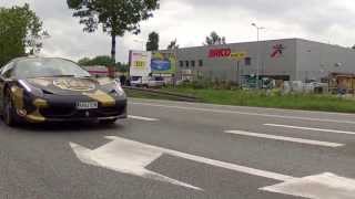 Gumball 3000 in Poland - Ferrari 458 Italia team 69