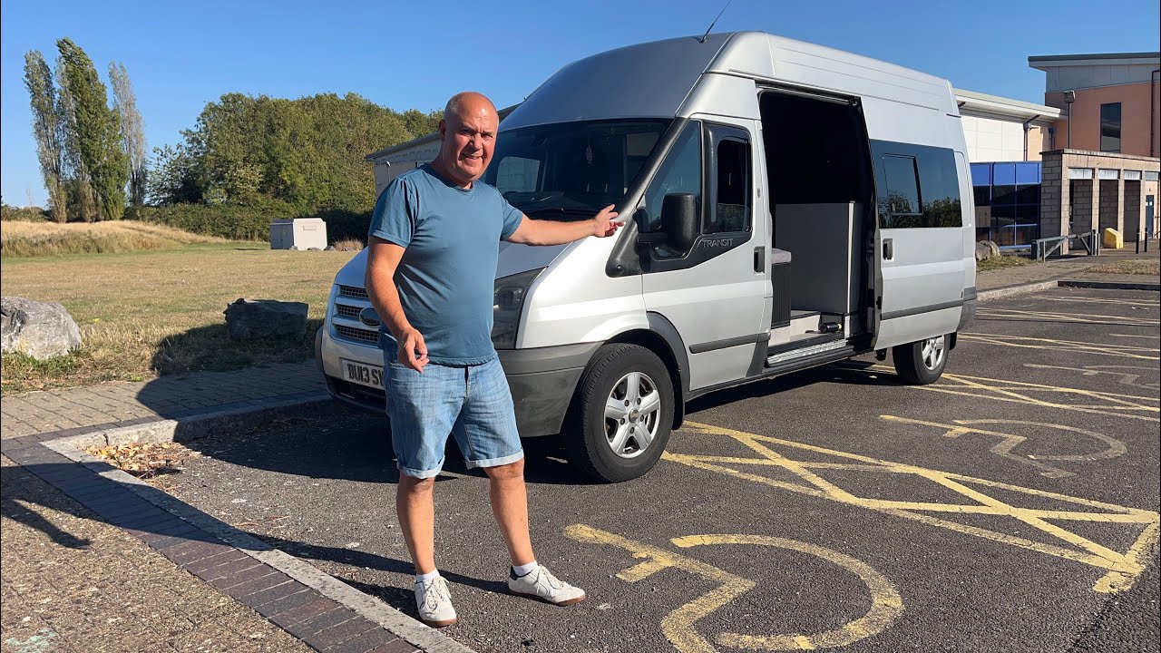 Off grid, all electric, self built, stealth van tour, perfect2 person  camper van build video 19