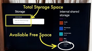 PHILIPS Smart Google TV : How to Check Storage Space | Free Storage | Internal Storage Capacity
