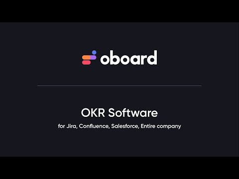 Oboard: Streamline goal-setting with powerful OKR software Social Video