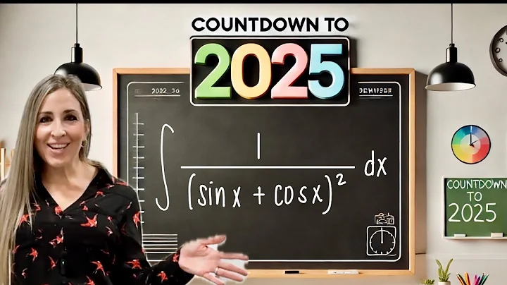 COUNTDOWN to 2025: 13 Integrals in 13 Days!  ∫1/(sinx+cosx)^2 dx | Math with Professor V