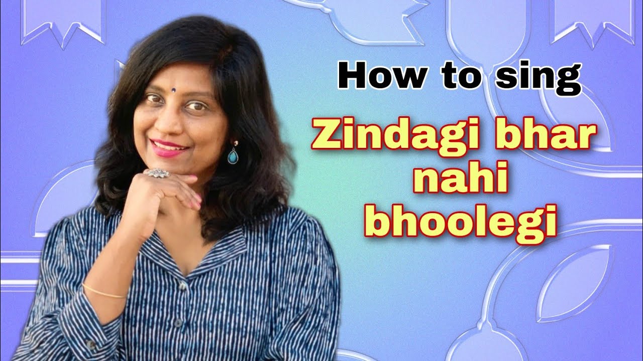 #438 | How to sing zindagi bhar nahi bhoolegi | Notations | Raag Yaman Kalyan | Keharva taal