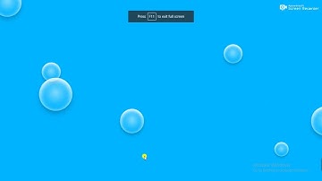 Water Bubble Animation With Html And CSS