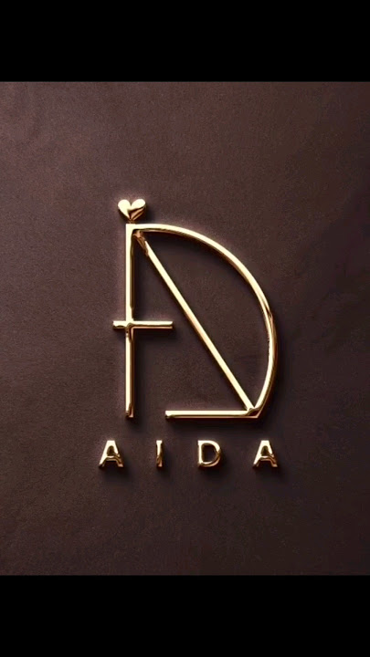 AIDA😍 #rek #aida #logo #signature #names #logoname #nameart #shorts #top #viral #challenge #design