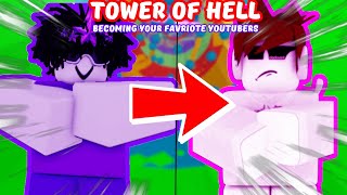 If I Die I Become Your FAVRIOTE Tower Of Hell Youtubers...