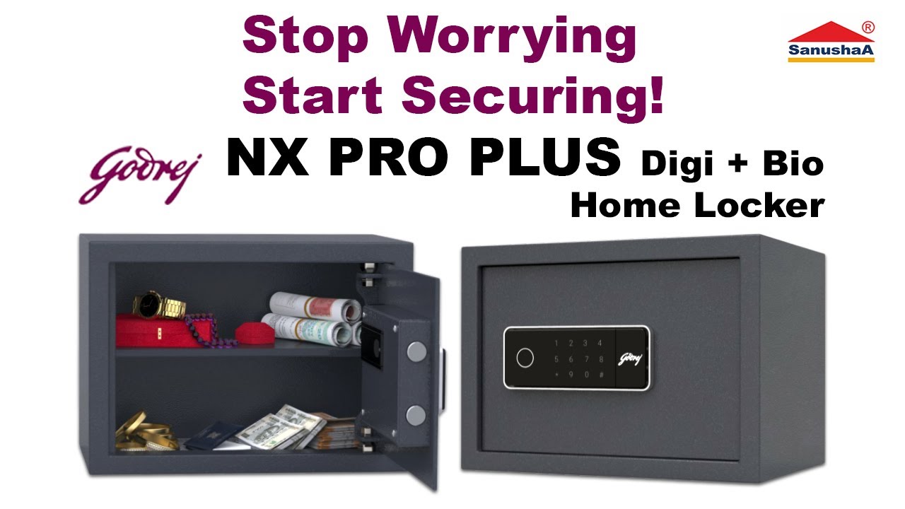 Godrej Digital Plus Biometric 15L Locker | Stop Worrying & Start Securing! | Jewellery and Cash Safe