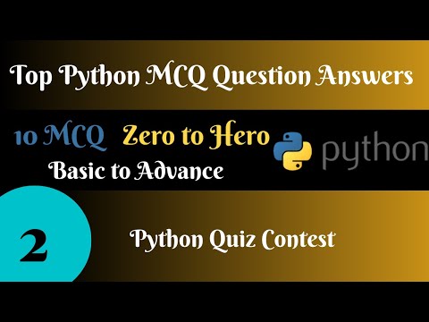 python gk questions answer-2 | python quize | MCQ| python practice #coding #learnpython #programming