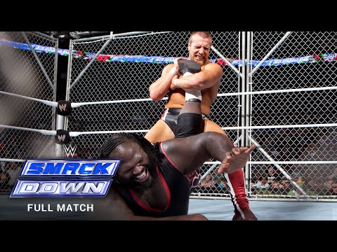 FULL MATCH - Mark Henry vs. Daniel Bryan– World Title Steel Cage Match: SmackDown, November 29, 2011