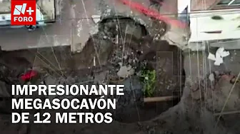 Así se ve desde el aire el megasocavón de 12 metros de largo en Tlaquepaque, Jalisco - Paralelo 23