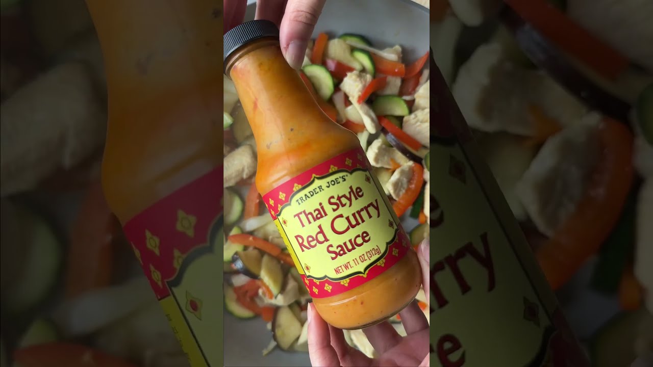 Trader Joe S Thai Red Curry With Chicken And Veggies