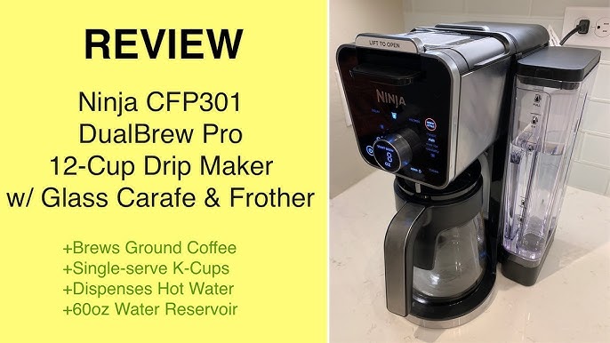 NINJA DualBrew 12 Cup Coffee Maker, Single Serve, Compatible with