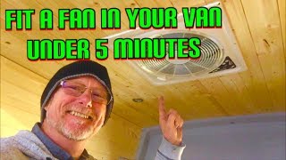 HOW TO Fiamma Turbo Vent Premium Van Build VAN LIFE