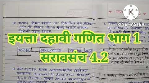 इयत्ता दहावी गणित भाग 1 , अर्थनियोजन सरावसंच 4.2