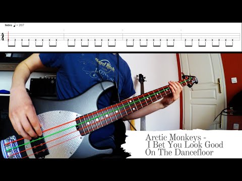 Arctic Monkeys - I Bet You Look Good On The Dancefloor - Bass Cover & Tabs
