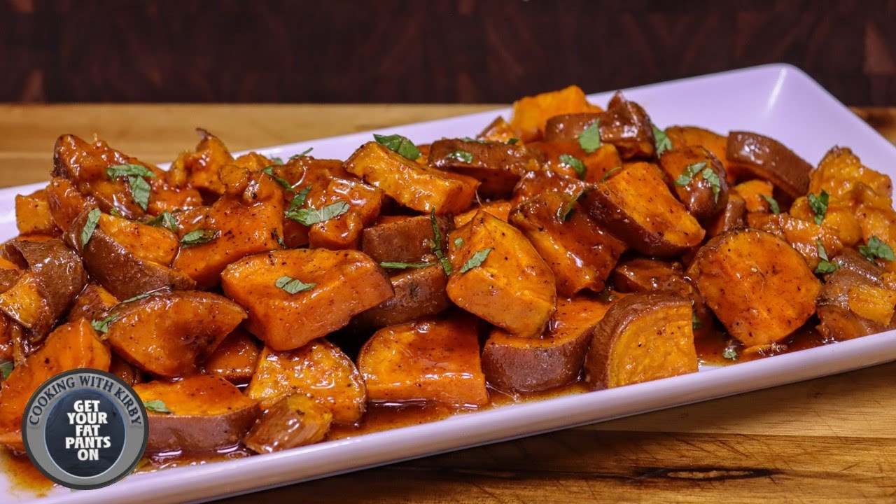 Sweet Potatoes with Bourbon Glaze Candied Yams Thanksgiving Recipes
