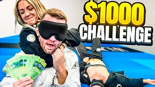 $1000 if my BJJ students submit me... Blindfolded.