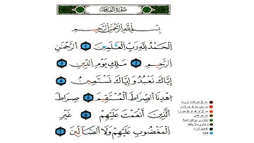 Al fatiha Qaloon سورة الفاتحة برواية قالون