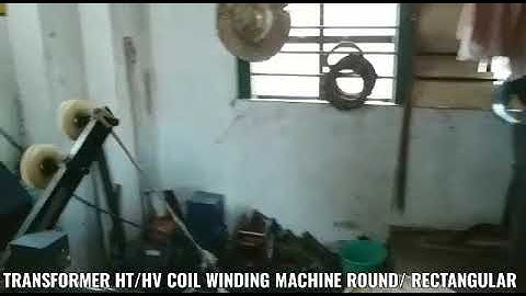 Transformer HV Coil Winding Machine for Round / Rectangular Coil... Semi Automatic..