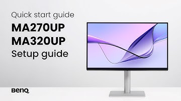 BenQ MA270UP monitor: Unboxing & quick start guide