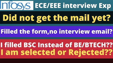 Infosys: Interview Experience & All Queries Answered | ECE/EEE Experience | Did not rcv mail yet