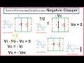 วงจรพัลส์ : วงจรแคลมป์เปอร์(EP4/5)แบบลบอินพุตไซนฺเวฟ(์Negative Clamper SineWave input)