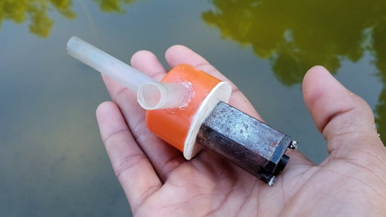 How to make mini water pump how to make dc motor pump water pump for dc motor 😉😯🤔 YouTube