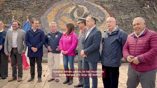 Histórico mural de piedra de Chillán Viejo vuelve a brillar tras exitosa conservación
