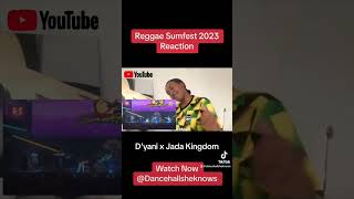 Reggae Sumfest 2023 - D’yani reaction video out now! @dancehallsheknows