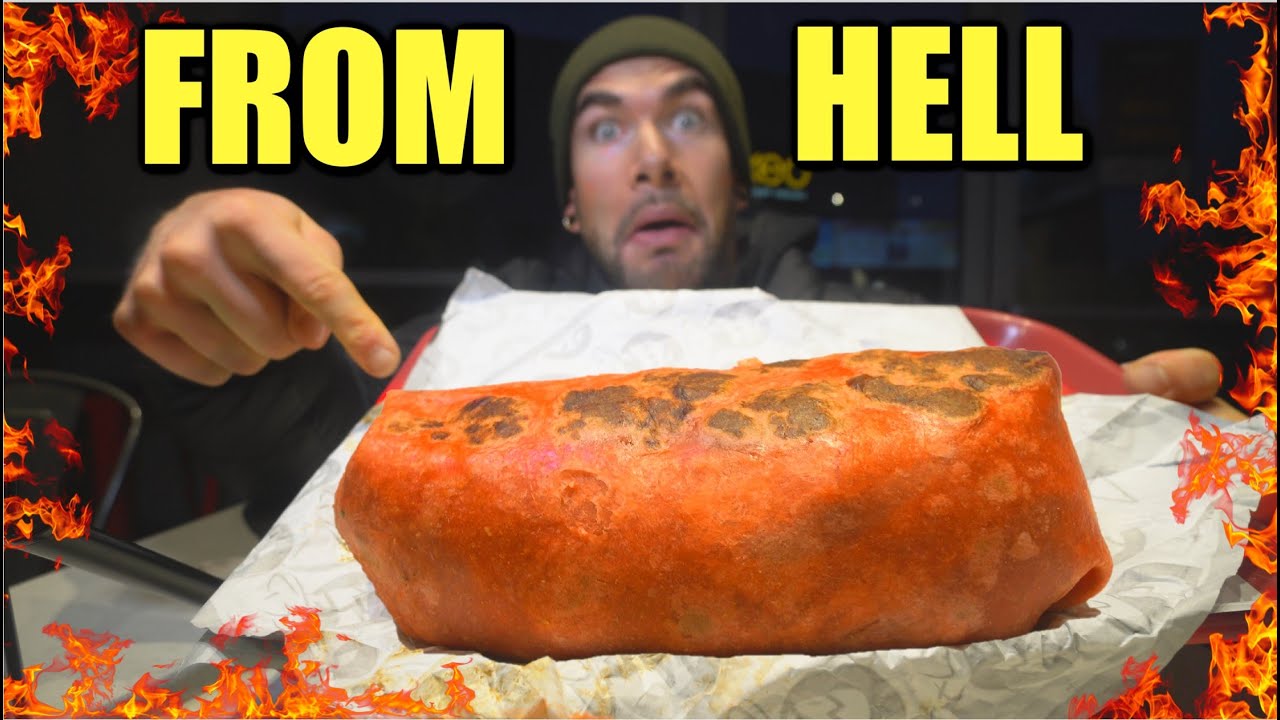 I WISH I NEVER TRIED THIS.. The SPICIEST BURRITO CHALLENGE