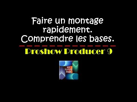 Proshow 9 : Réaliser un diaporama rapidement, comprendre les bases.