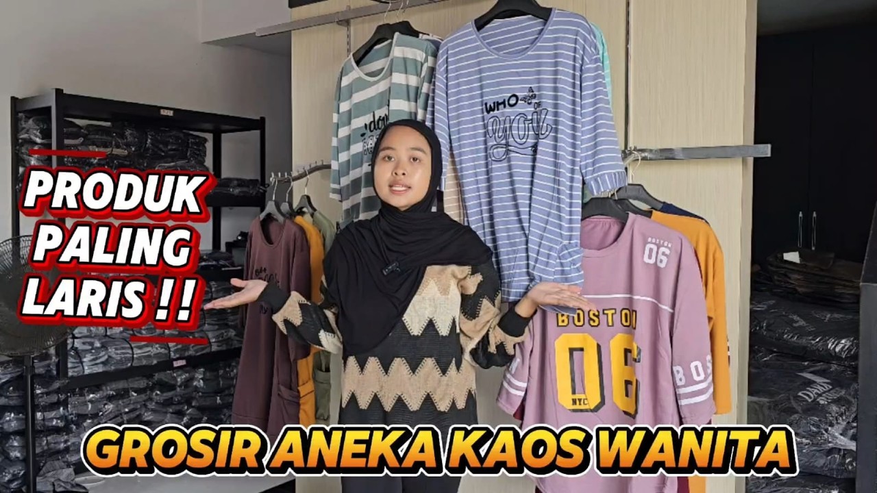 Produk Paling Laris !! Aneka Kaos Wanita