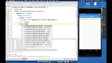Building Cross-Platform Apps with Flutter | SingleChildScrollView | Pon Rahul | PATTARAI